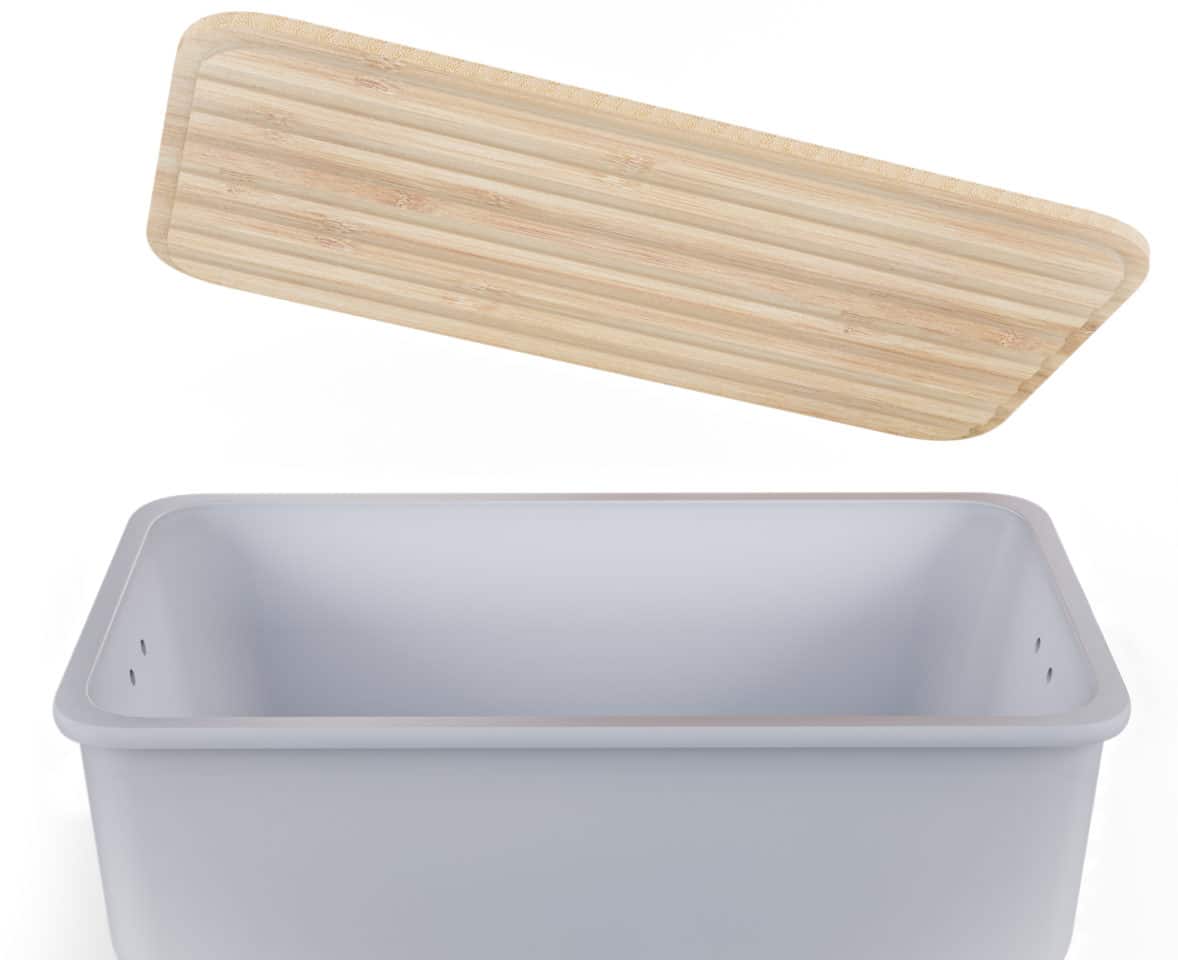 Bread box 3D render Bread box 3D render