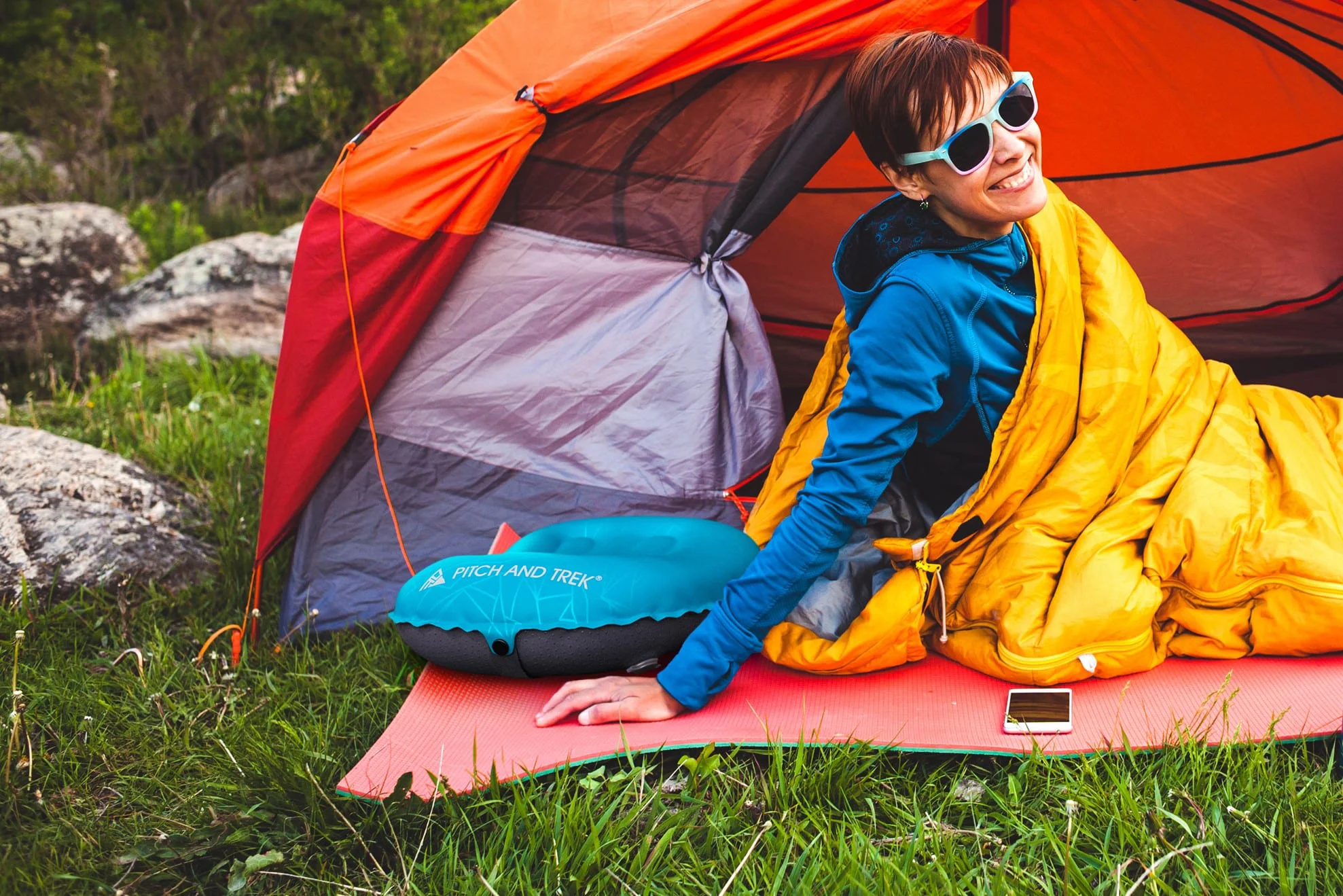 Camping pillow 3D product renders Camping pillow 3D product renders