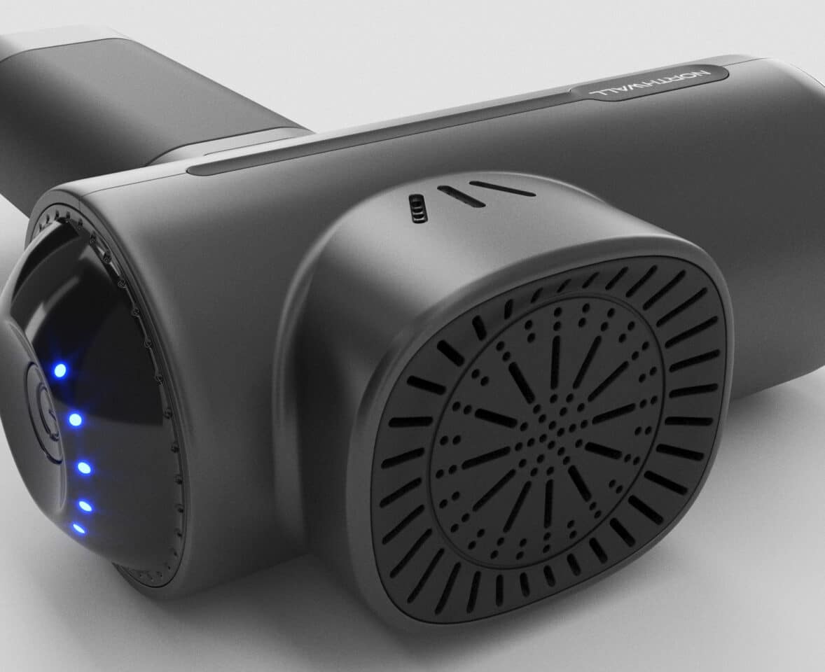 Massage gun 3D image Massage gun 3D image